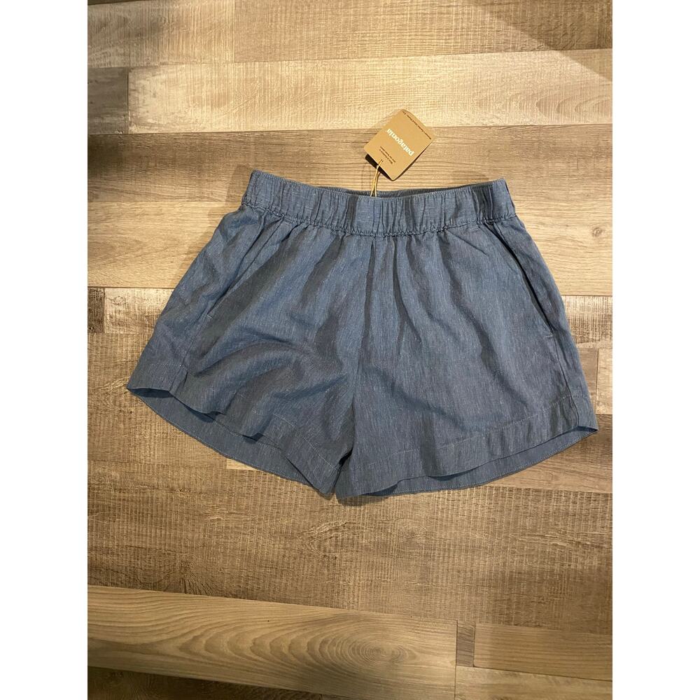 Patagonia Garden Island Shorts Women’s Large Blue Hemp TENCEL NWT - Picture 5 of 7